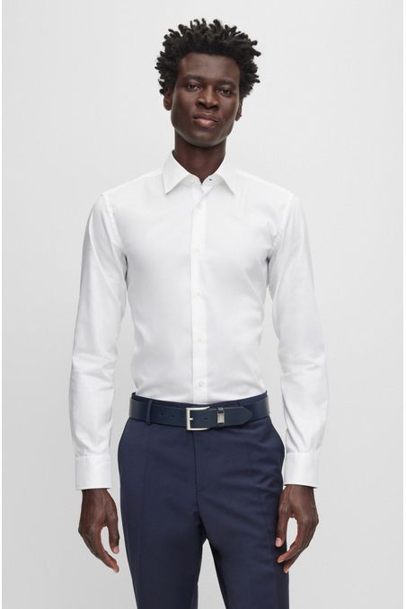 CAMISA SLIM FIT DE ALGODÓN HOMBRE