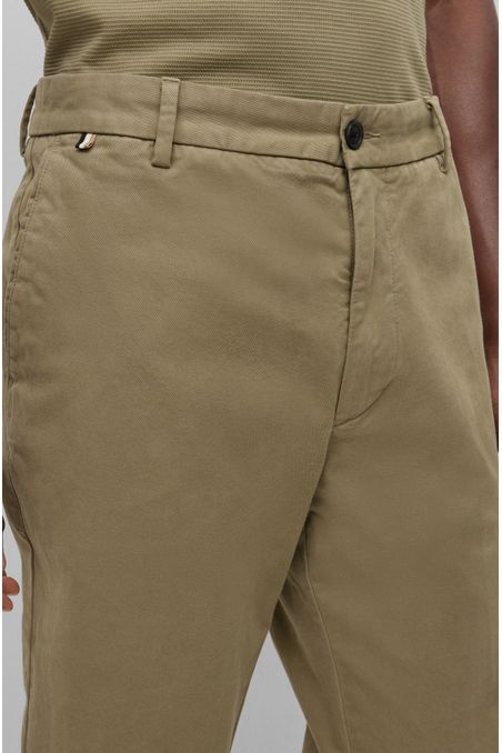 PANTALÓN REGULAR FIT DE ALGODÓN ELÁSTICO HOMBRE