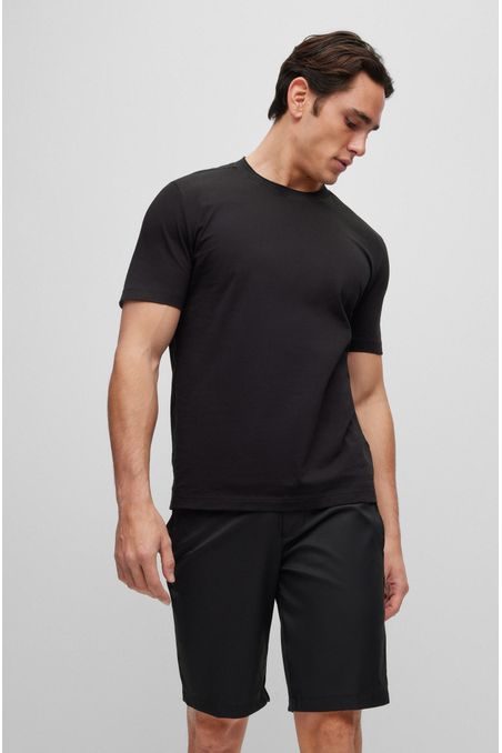POLERA REGULAR FIT DE PUNTO DE ALGODÓN CON LOGO HOMBRE