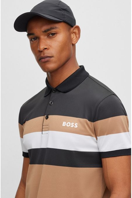 POLO SLIM FIT BOSS X MATTEO BERRETTINI HOMBRE