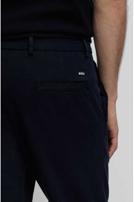 PANTALÓN REGULAR FIT DE ALGODÓN ELÁSTICO HOMBRE