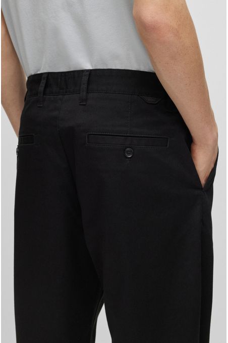 PANTALÓN RELAXED FIT DE ALGODÓN ELÁSTICO HOMBRE