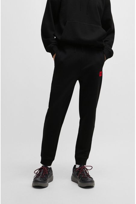 PANTALONEZ DE BUZO DE ALGODÓN CON LOGO HOMBRE