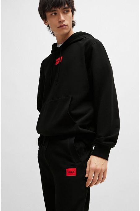 PANTALONEZ DE BUZO DE ALGODÓN CON LOGO HOMBRE