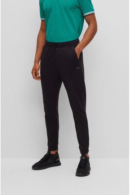 PANTALONEZ DE BUZO DE ALGODÓN CON LOGO HOMBRE