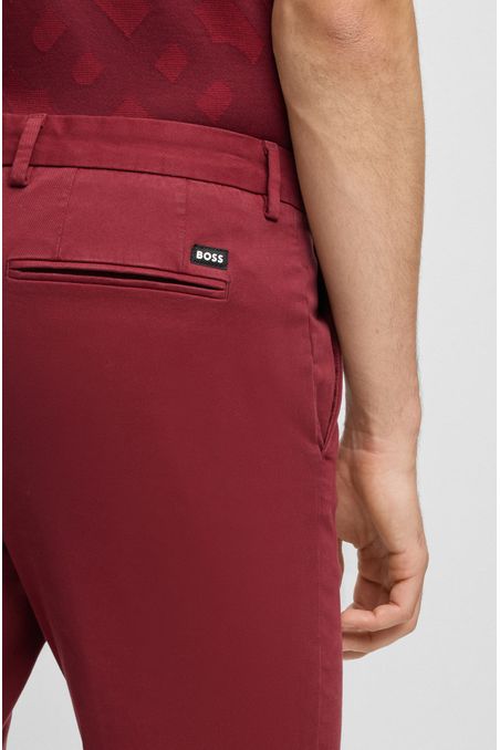 PANTALÓN SLIM FIT DE ALGODÓN ELÁSTICO HOMBRE