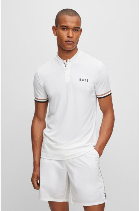 POLO SLIM FIT BOSS X MATTEO BERRETTINI HOMBRE