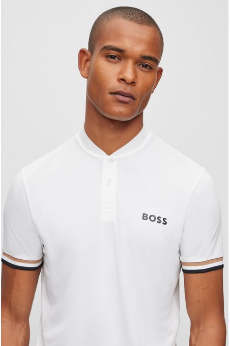 POLO SLIM FIT BOSS X MATTEO BERRETTINI HOMBRE