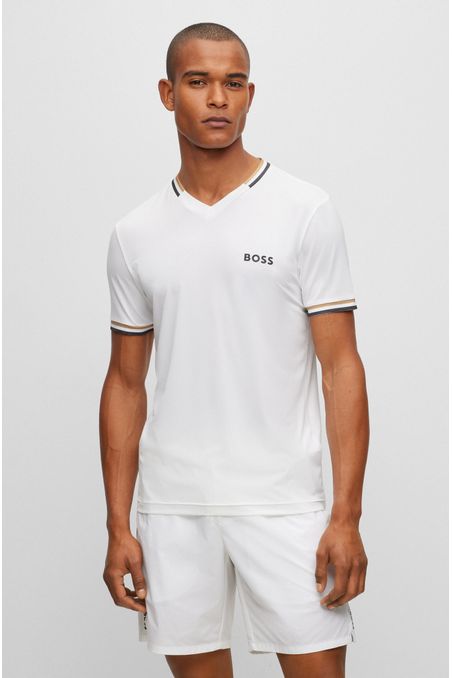 POLERA SLIM FIT BOSS X MATTEO BERRETTINI HOMBRE