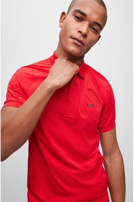 POLO SLIM FIT CON ESTAMPADO HOMBRE