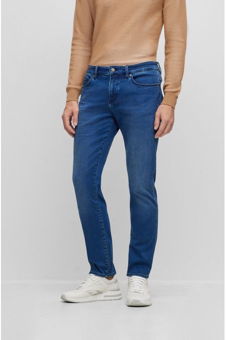 JEANS SLIM FIT DENIM ELÁSTICO HOMBRE