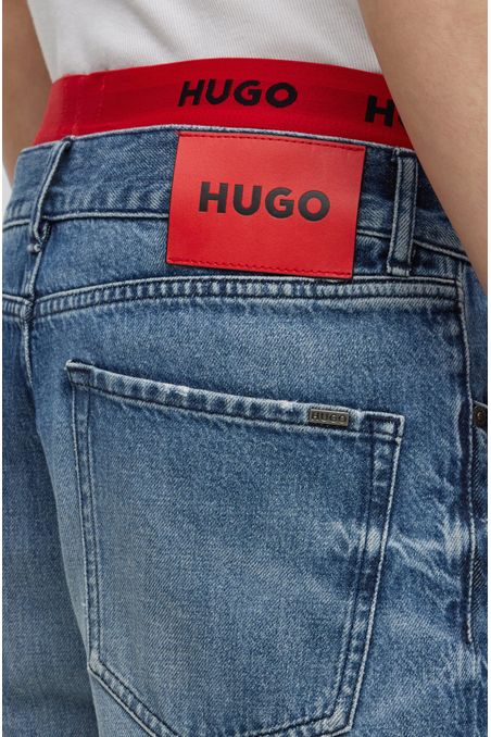 JEANS REGULAR FIT DENIM RÍGIDO HOMBRE