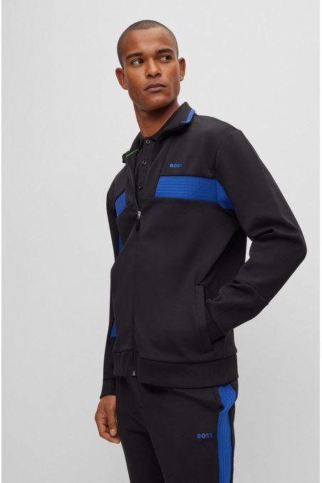 POLERÓN REGULAR FIT CON CREMALLERA DE ALGODÓN HOMBRE