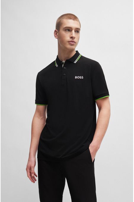 POLO REGULAR FIT DE ALGODÓN CON LOGOS HOMBRE