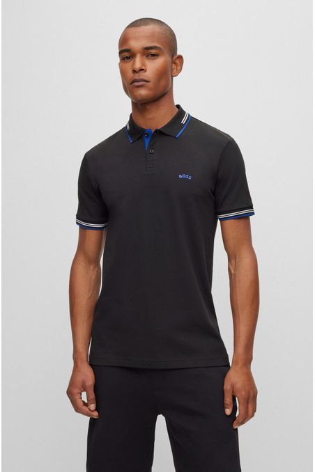 POLO SLIM FIT DE ALGODÓN CON LOGO HOMBRE