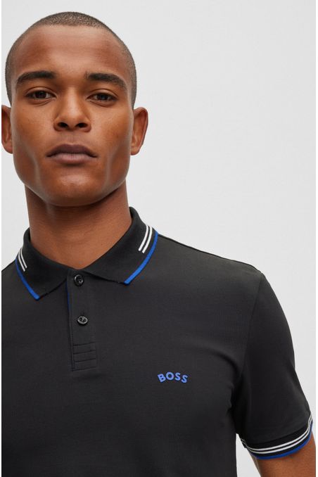 POLO SLIM FIT DE ALGODÓN CON LOGO HOMBRE