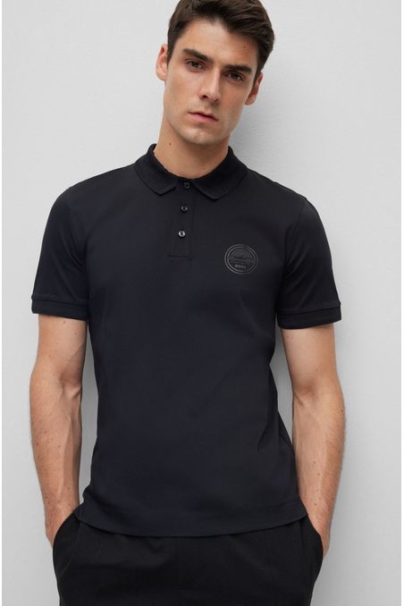 POLO SLIM FIT DE ALGODÓN PORSCHE X BOSS HOMBRE