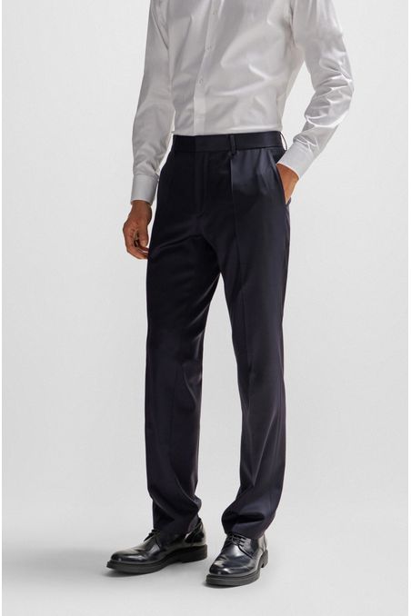 PANTALÓN REGULAR FIT DE LANA HOMBRE
