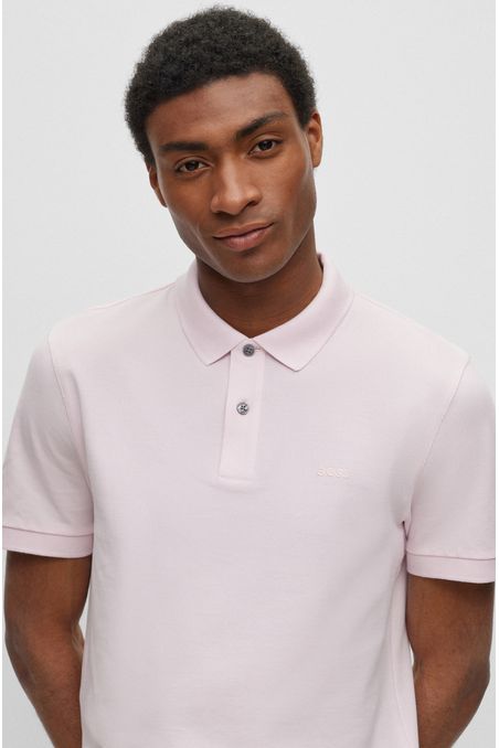 POLO REGULAR FIT DE ALGODÓN CON LOGO HOMBRE