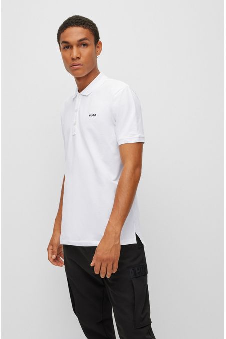 POLO DE ALGODÓN CON LOGO HOMBRE