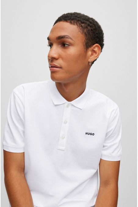POLO DE ALGODÓN CON LOGO HOMBRE