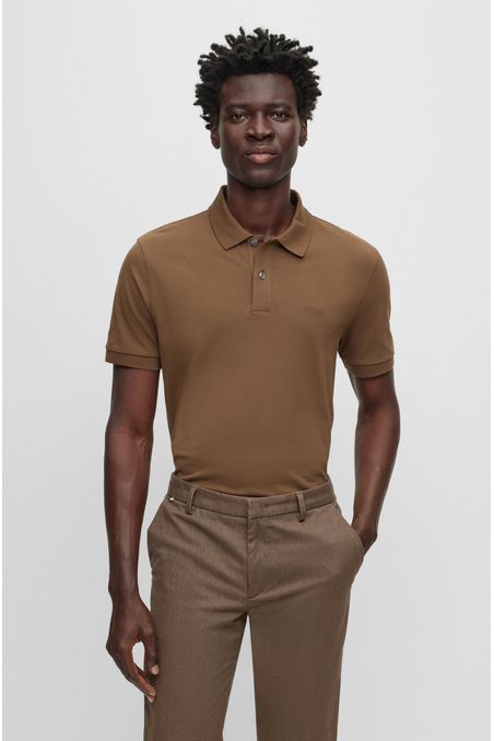 POLO REGULAR FIT DE ALGODÓN CON LOGO HOMBRE
