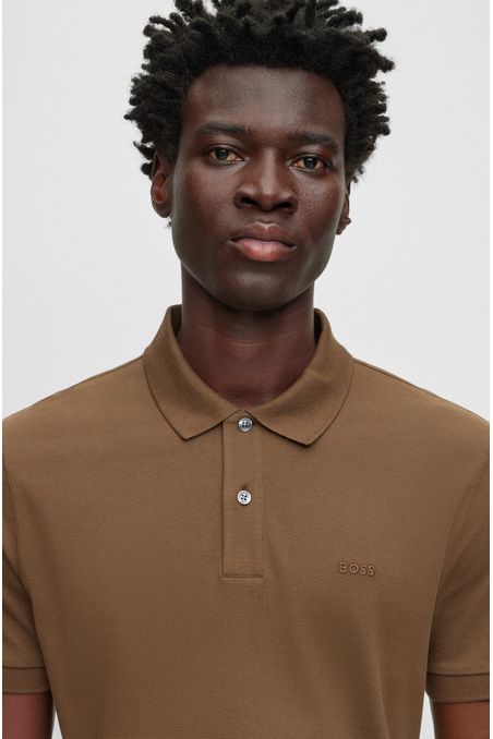 POLO REGULAR FIT DE ALGODÓN CON LOGO HOMBRE