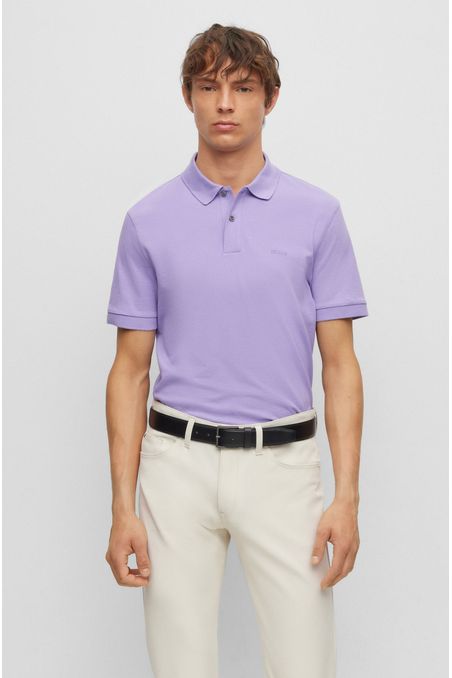 POLO REGULAR FIT DE ALGODÓN CON LOGO HOMBRE