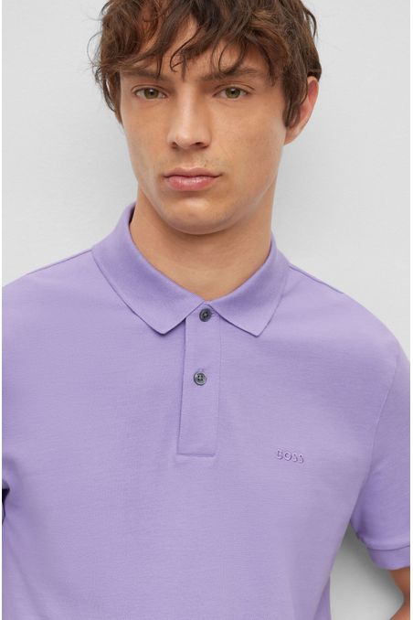 POLO REGULAR FIT DE ALGODÓN CON LOGO HOMBRE
