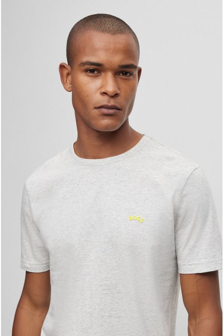 POLERA REGULAR FIT DE ALGODÓN CON LOGO HOMBRE