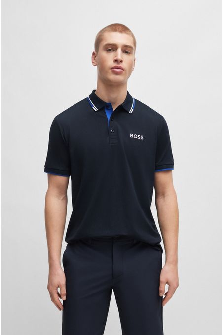 POLO REGULAR FIT DE ALGODÓN CON LOGOS HOMBRE