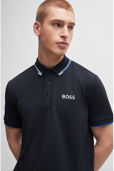 POLO REGULAR FIT DE ALGODÓN CON LOGOS HOMBRE