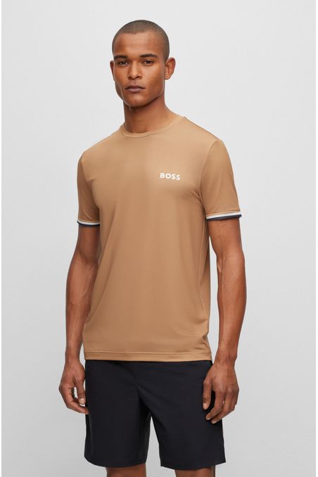 POLERA REGULAR FIT CUELLO REDONDO BOSS X MATTEO BERRETTINI HOMBRE