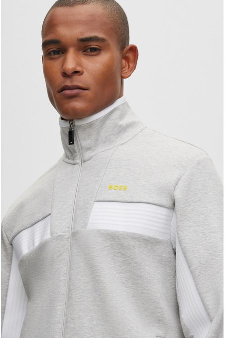 POLERÓN REGULAR FIT CON CREMALLERA DE ALGODÓN HOMBRE