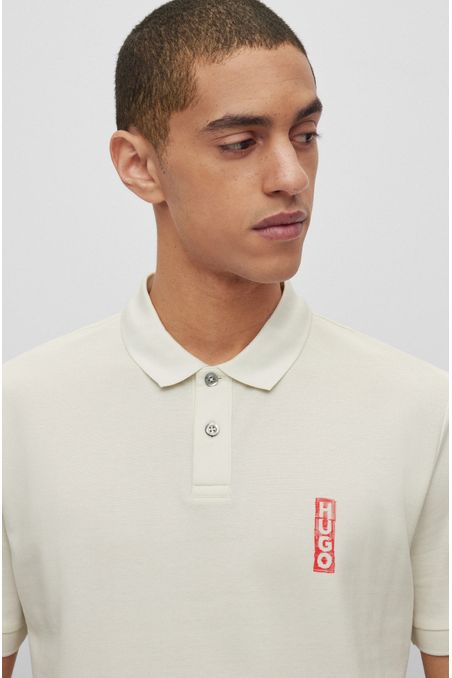 POLO REGULAR FIT DE ALGODÓN CON LOGO HOMBRE