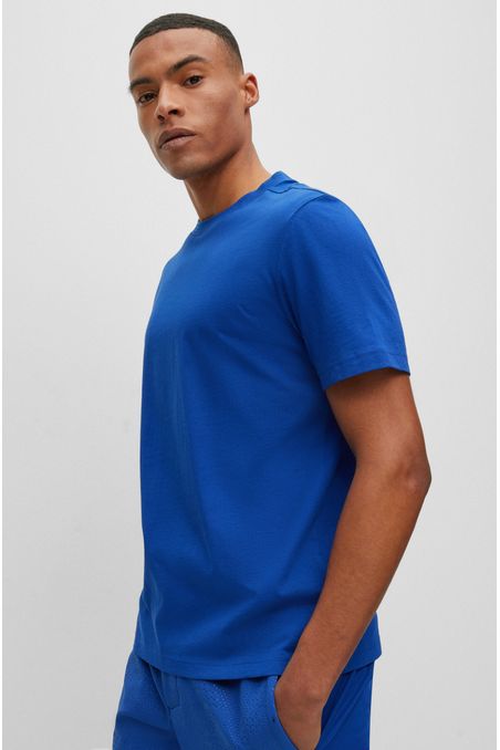 POLERA REGULAR FIT DE PUNTO DE ALGODÓN CON LOGO HOMBRE
