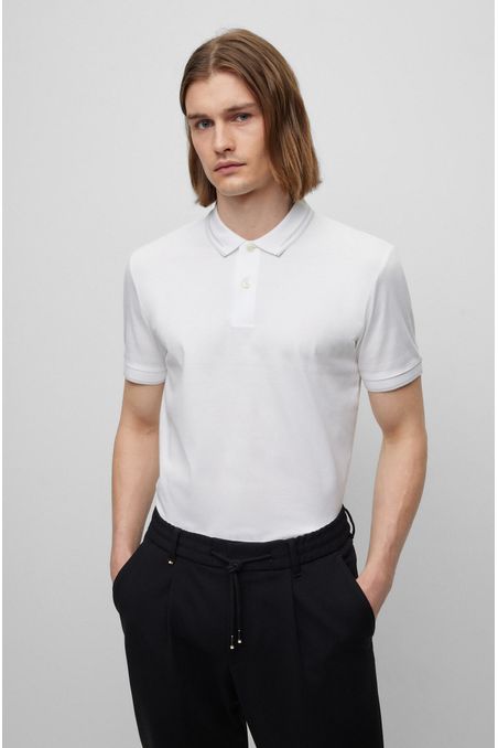 POLO SLIM FIT DE ALGODÓN HOMBRE