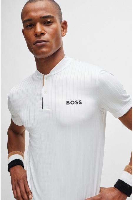 POLO SLIM FIT BOSS X MATTEO BERRETTINI HOMBRE