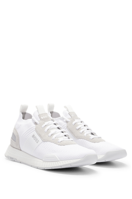 ZAPATILLAS TIPO CALCETÍN CON DETALLES DE LA MARCA HOMBRE