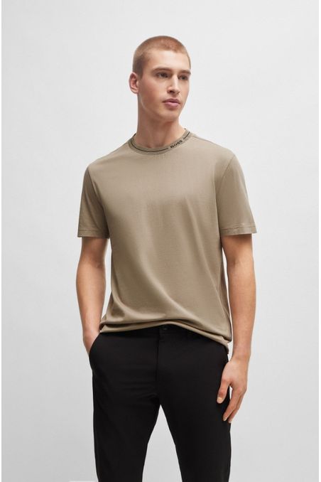 POLERA REGULAR FIT DE PUNTO DE ALGODÓN HOMBRE