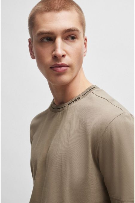 POLERA REGULAR FIT DE PUNTO DE ALGODÓN HOMBRE