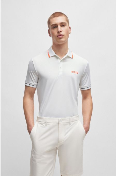 POLO SLIM FIT CON LOGO EN CONTRASTE HOMBRE