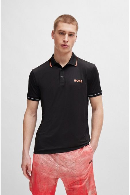 POLO SLIM FIT CON LOGO EN CONTRASTE HOMBRE
