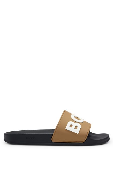 SANDALIAS CON LOGO EN RELIEVE HOMBRE