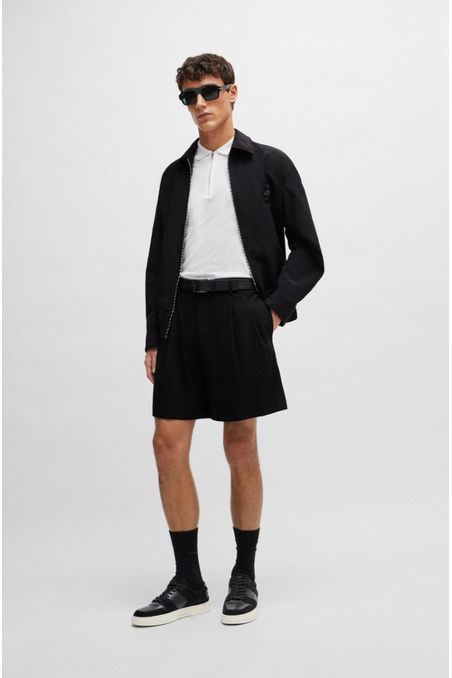 ZAPATILLAS DE PIEL CON MONOGRAMA DOBLE HOMBRE