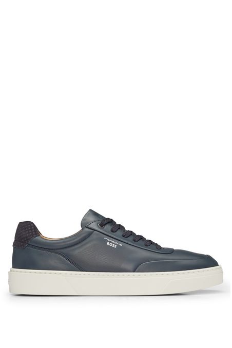 ZAPATILLAS DE PIEL PORSCHE X BOSS CON DETALLE DE LA MARCA HOMBRE