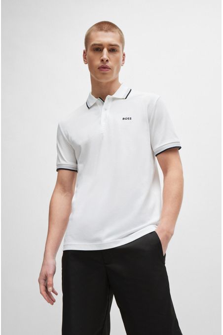 POLO REGULAR FIT DE ALGODÓN CON DETALLES HOMBRE