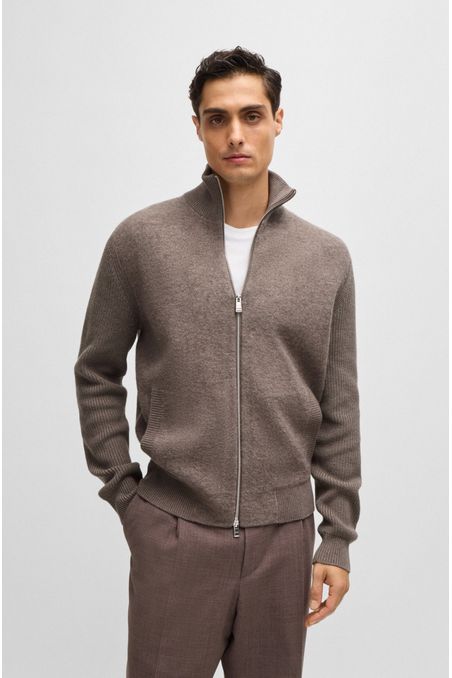 PARKA REGULAR FIT DE ALGODÓN Y LANA CON DIVERSAS ESTRUCTURAS HOMBRE