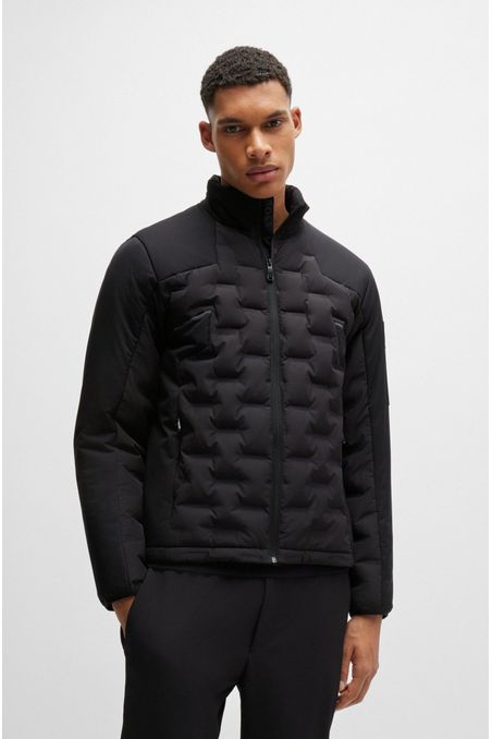 PARKA REGULAR FIT EN TEJIDO REPELENTE AL AGUA CON ESTAMPADO HOMBRE