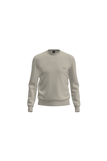 POLERÓN REGULAR FIT DE CUELLO REDONDO Y CON LOGO HOMBRE